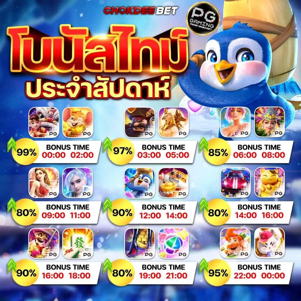 โบนัสไทม์ chokdeebet