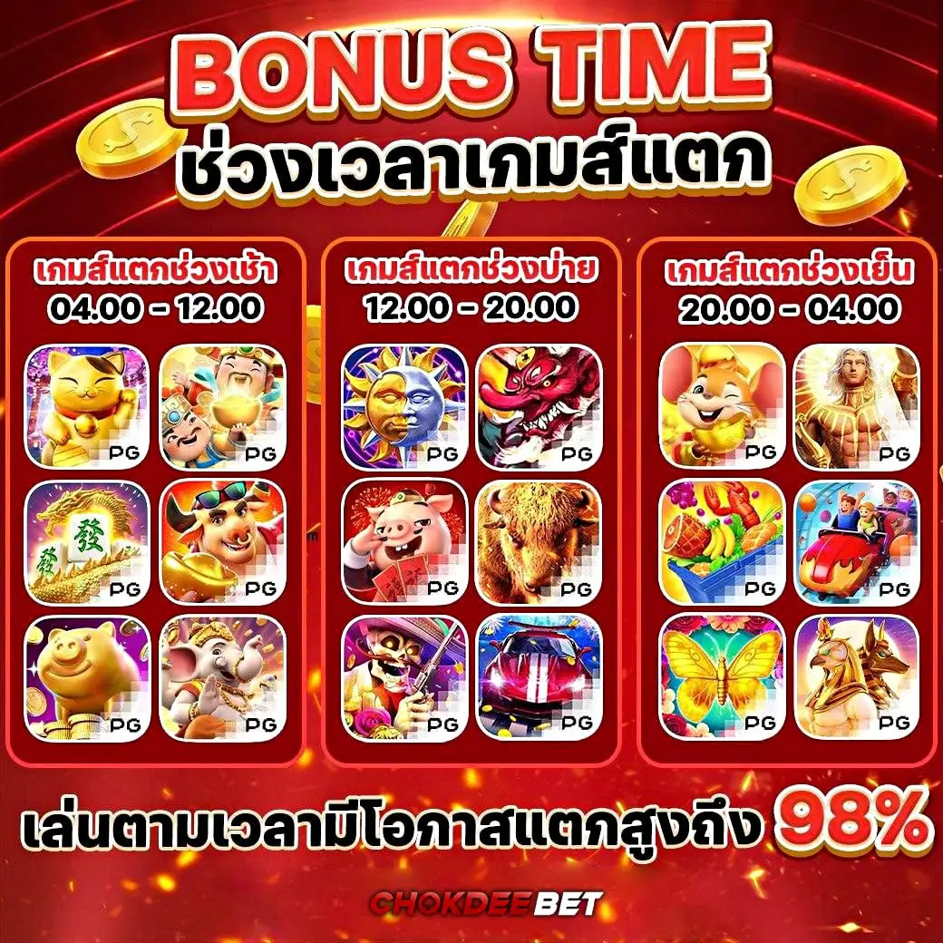 โบนัสไทม์ chokdeebet